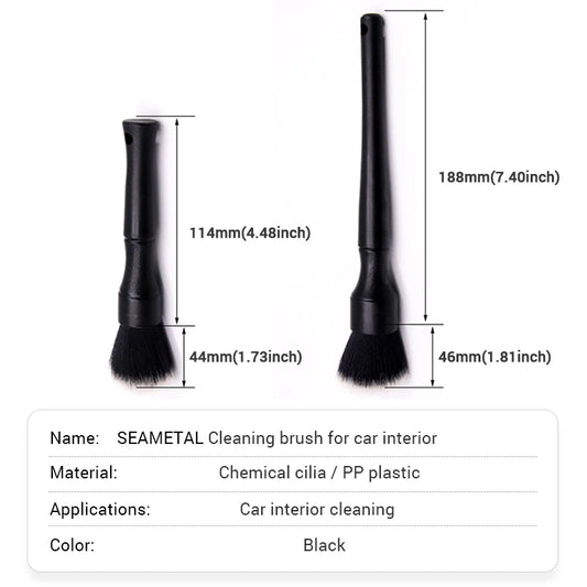 Brosse Nettoyage Intérieur Voiture SEAMETAL – Aérations & Tableau de Bord