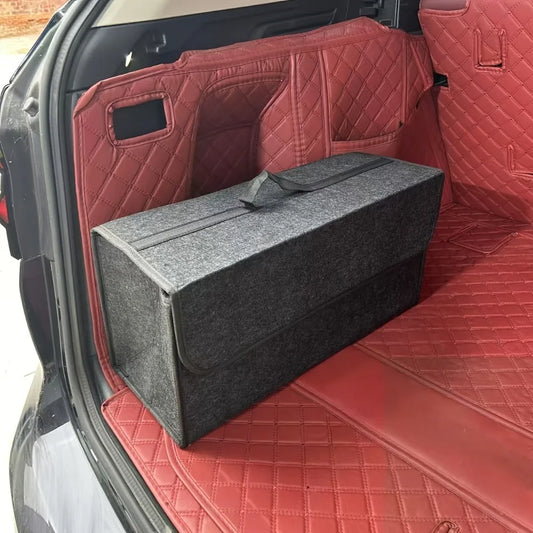 Boîte de Rangement Voiture Pliable – Organisateur de Coffre en Tissu