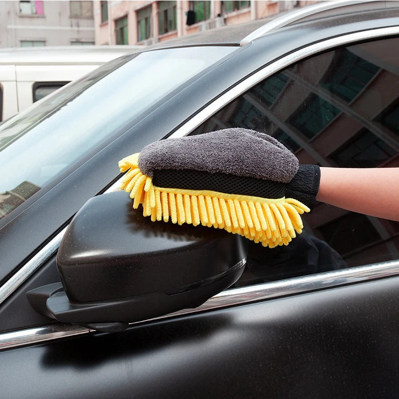 Gant de Lavage Voiture Microfibre Anti-Rayures – Sans Scratch