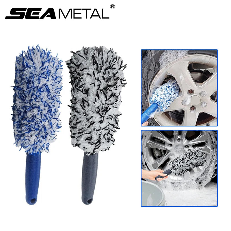 Brosse Nettoyage Jantes Voiture SEAMETAL – Microfibre Plush Universelle
