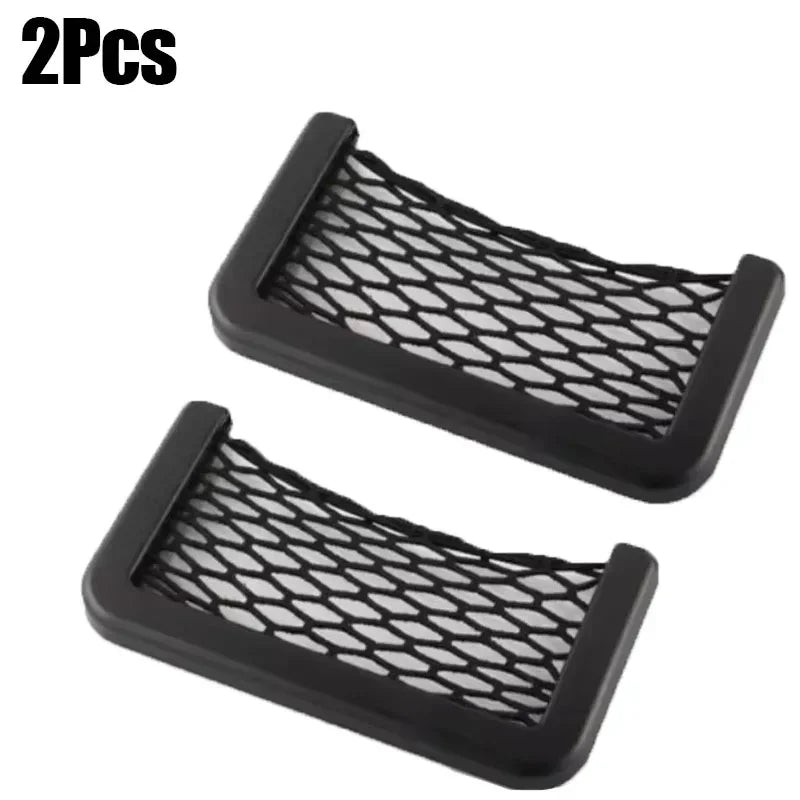 Filet de Rangement Voiture en Silicone — Organisateur Universel | 1 ou 2 pièces