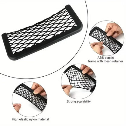 Filet de Rangement Voiture en Silicone — Organisateur Universel | 1 ou 2 pièces