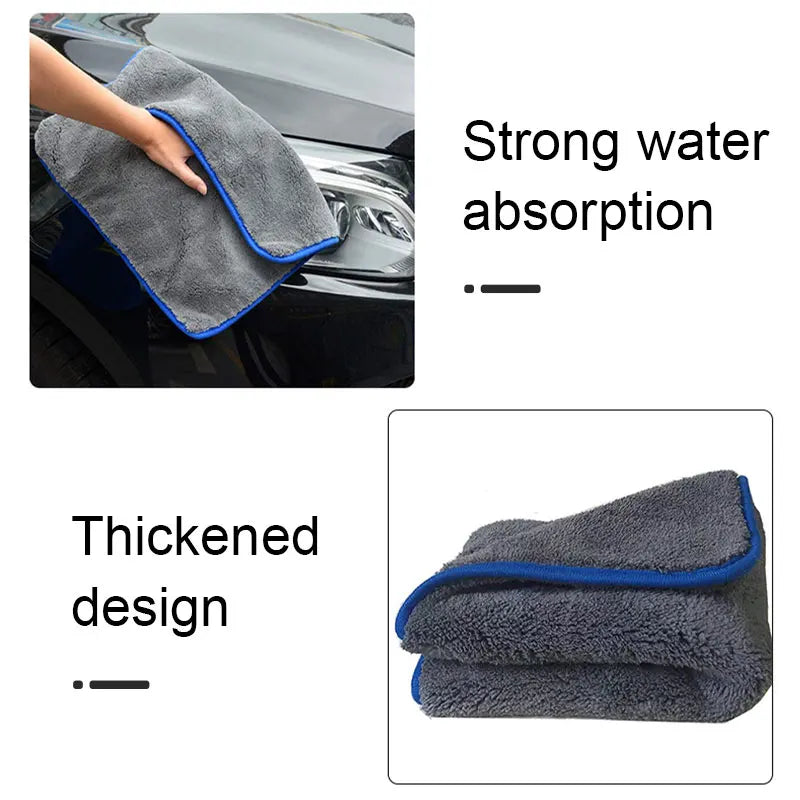 Serviette Microfibre Voiture SEAMETAL 1200GSM – Séchage Ultra-Absorbant