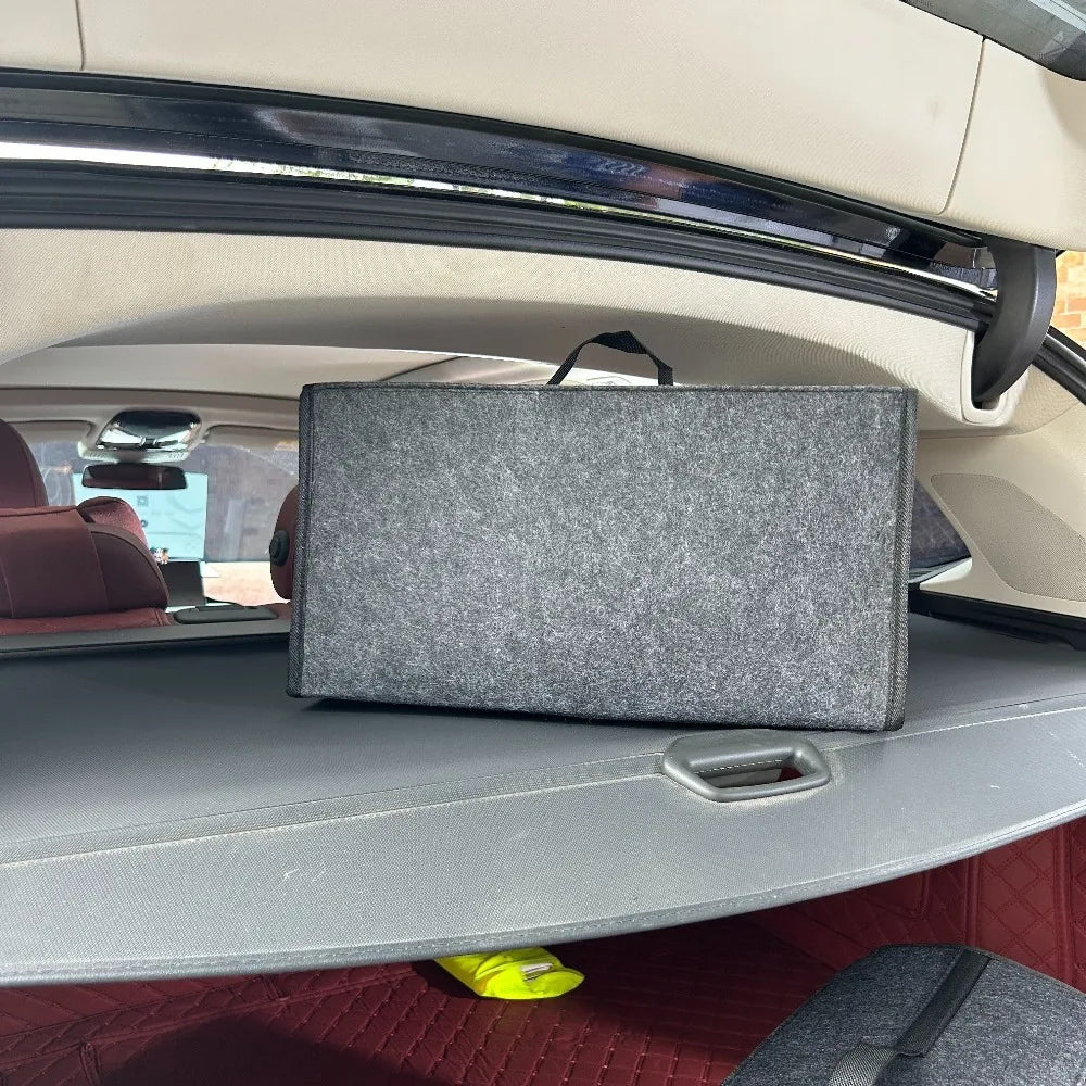 Boîte de Rangement Voiture Pliable – Organisateur de Coffre en Tissu