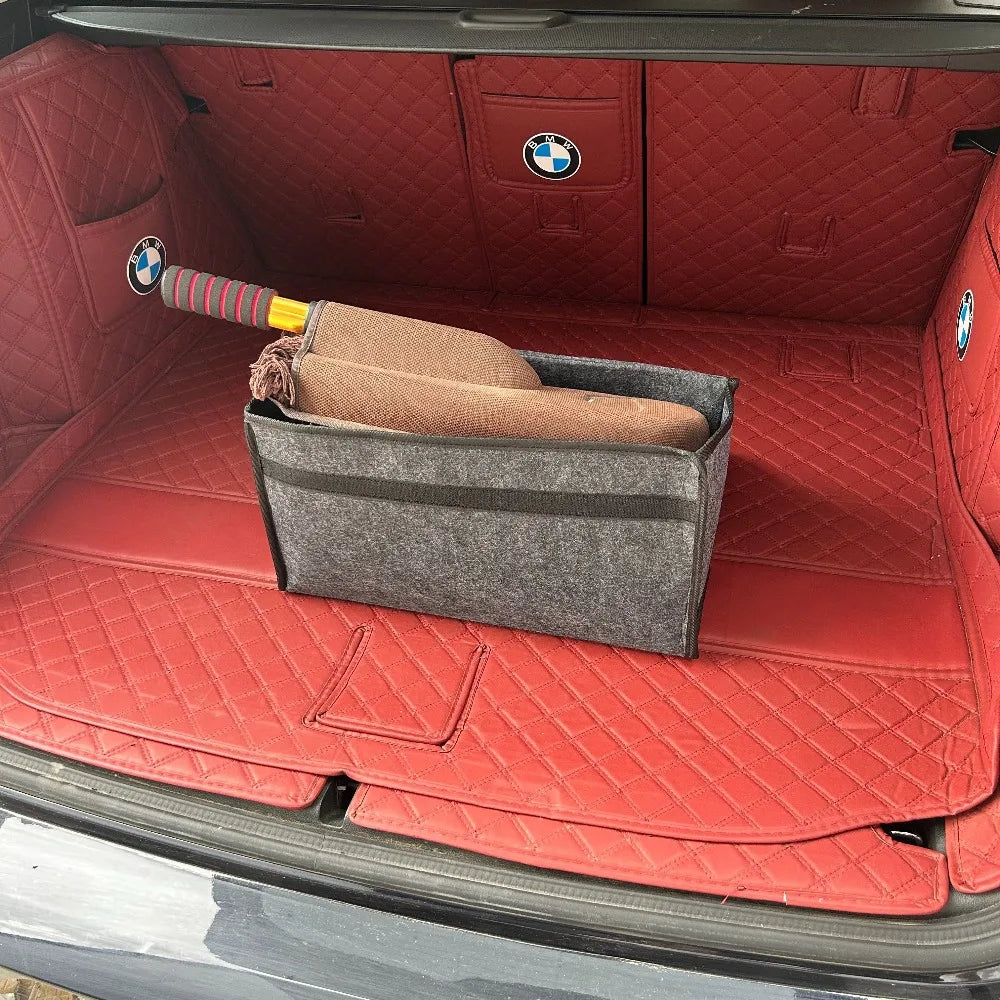 Boîte de Rangement Voiture Pliable – Organisateur de Coffre en Tissu