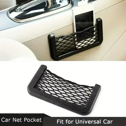 Filet de Rangement Voiture en Silicone — Organisateur Universel | 1 ou 2 pièces