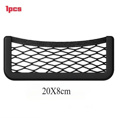 Filet de Rangement Voiture en Silicone — Organisateur Universel | 1 ou 2 pièces