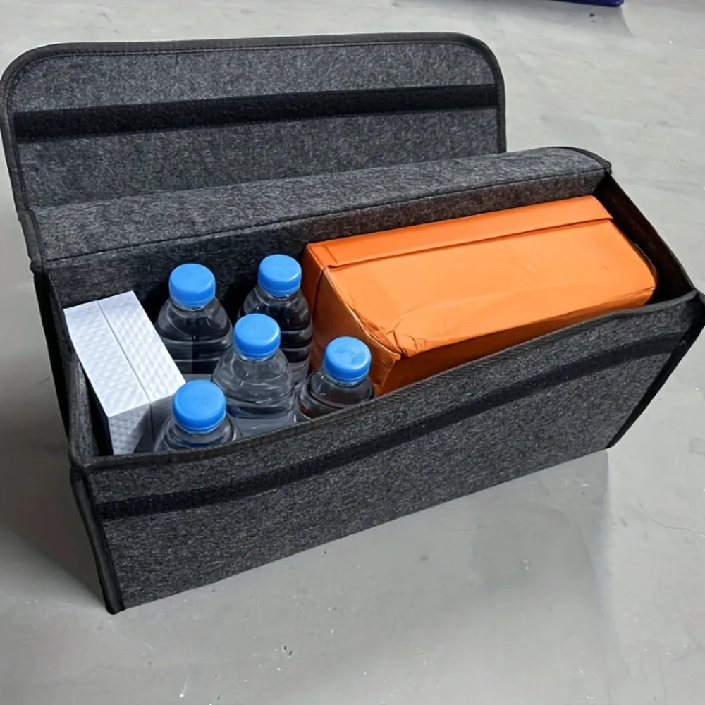 Boîte de Rangement Voiture Pliable – Organisateur de Coffre en Tissu