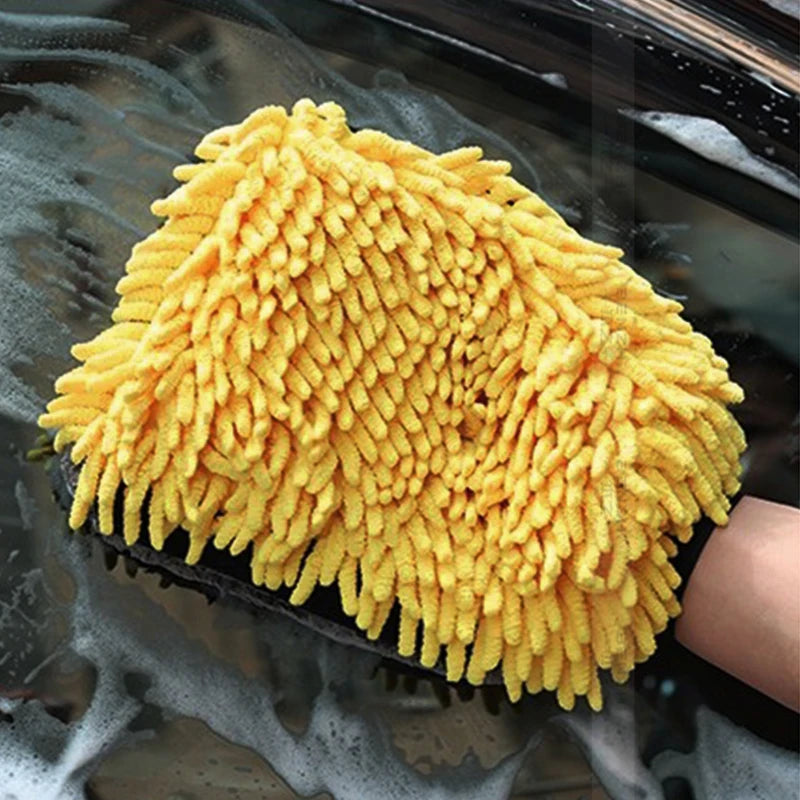 Gant de Lavage Voiture Microfibre Anti-Rayures – Sans Scratch