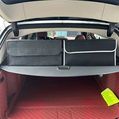 Boîte de Rangement Voiture Pliable – Organisateur de Coffre en Tissu